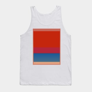 №1(Royal red and blue) Tank Top